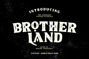 Brotherland Aged Font Download