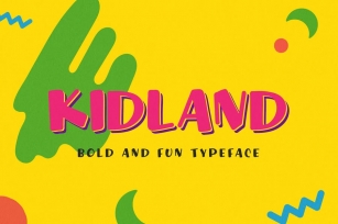 Kidland - Bold And Fun Typeface Font Download