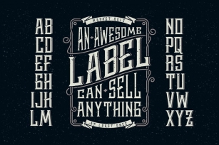 Whiskey label font Font Download