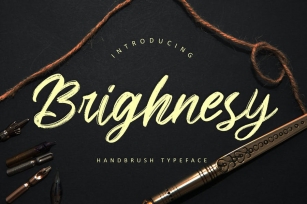 Brighnesy Hand Brush Font Download