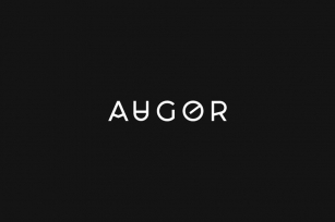 AUGOR - Unique Display / Monogram / Logo Typeface Font Download