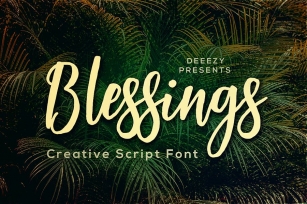 Blessings Script Font Font Download