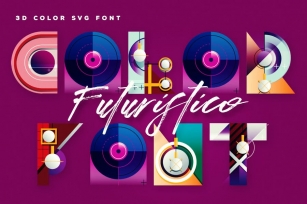 Futuristico Color Font Font Download