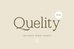 Quelity - Crooked Serif Font Font Download