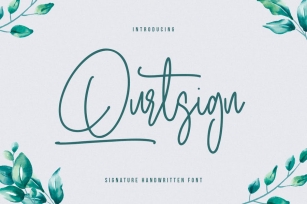 Qurtsign Signature Font Font Download