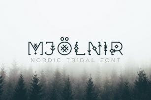 Mjölnir - Nordic Tribal Font Font Download