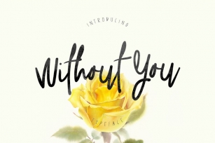 Without You Typeface Font Download