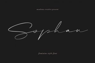 Sophan Calligraphy Font Font Download