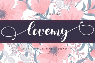 Lovemy - Beautiful script Font Download