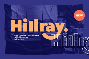 Hillray - Stylish Bold Sans Font Download