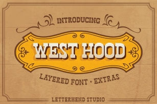 West Hood - 6 Fonts! Font Download