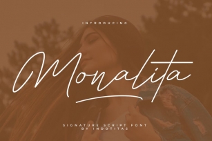 Monalita Signature Font Font Download