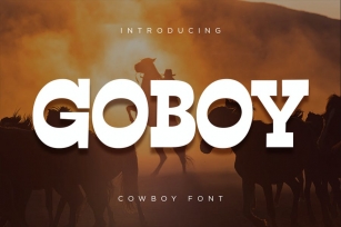 Go Boy - Cowboy Font Font Download