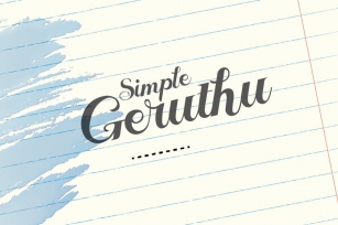 Geruthu Font Font Download