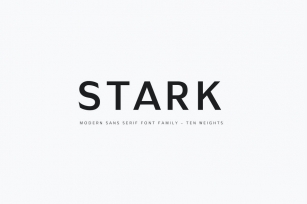 Stark - A Modern Sans Serif Font Download
