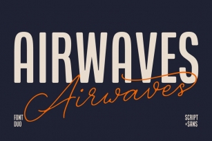 Airwaves Font Duo Font Download