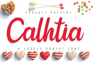 Calhtia Lovely Script Font Download