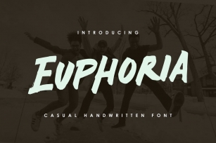 Euphoria - Casual Handwritten Font Font Download