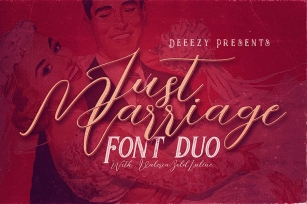Just Marriage Font Duo Font Download