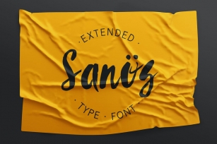 Sanös Extended Script Font Font Download
