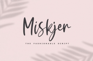 Miskjer - The Fashionable Script Font Font Download
