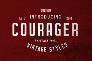 Courager Typeface (8 Fonts!) Font Download