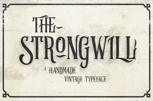 Strongwill Typeface Font Download