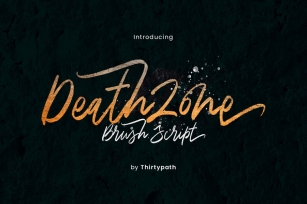 Death Zone Typeface Font Download
