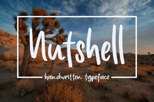 Nuthsell - Handwritten Typeface Font Download