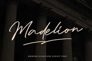 Madelion Signature Font Download