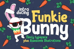 Funkie Bunny - Fancy Font (+EXTRA) Font Download