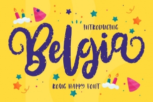 Belgia | Decorative Happy Font Font Download