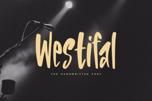 Westifal - The Handwritten Font Font Download