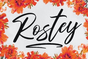 Rostey Script Font Download