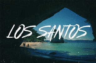 Los Santos - Typeface Font Download