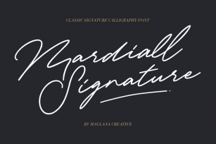 Mardiall Signature Font Font Download