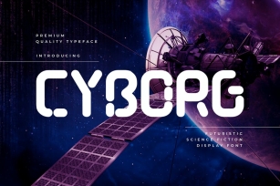 Cyborg - Futuristic Technology Typeface Font Download