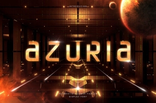 Azuria - Technology Science Font Font Download