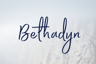 Bethadyn Script Font Download