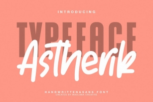 Astherik - Handwritten Free Sans Font Font Download