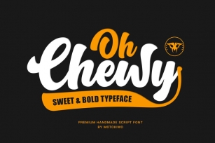 Oh Chewy - Sweet & Bold Script Font Font Download