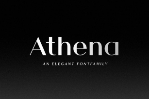 Athena - An Elegant Sans Serif Font Download
