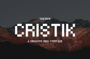 Cristik | A Creative Type Font Download
