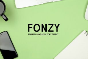 Fonzy Sans Serif Minimal Font Pack Font Download