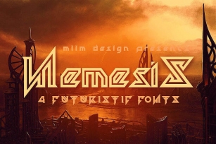 Nemesis - Futuristic Font Font Download