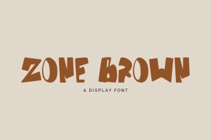 Zone Brown - Bold DIsplay Font GL Font Download