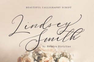 Lindsey Smith Script signature Luxury Font Download