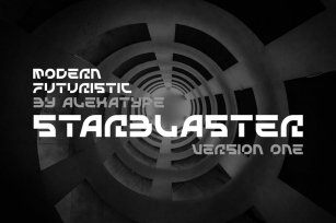 STARBLASTER - Modern Futuristic Font Font Download