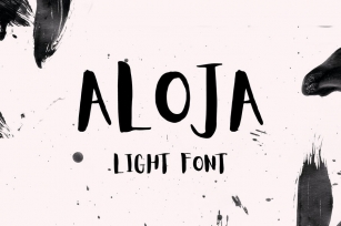 Aloja Light Font Font Download