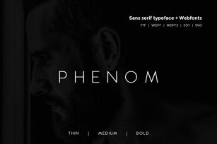 Phenom Grotesque - Modern Typeface + Webfonts Font Download